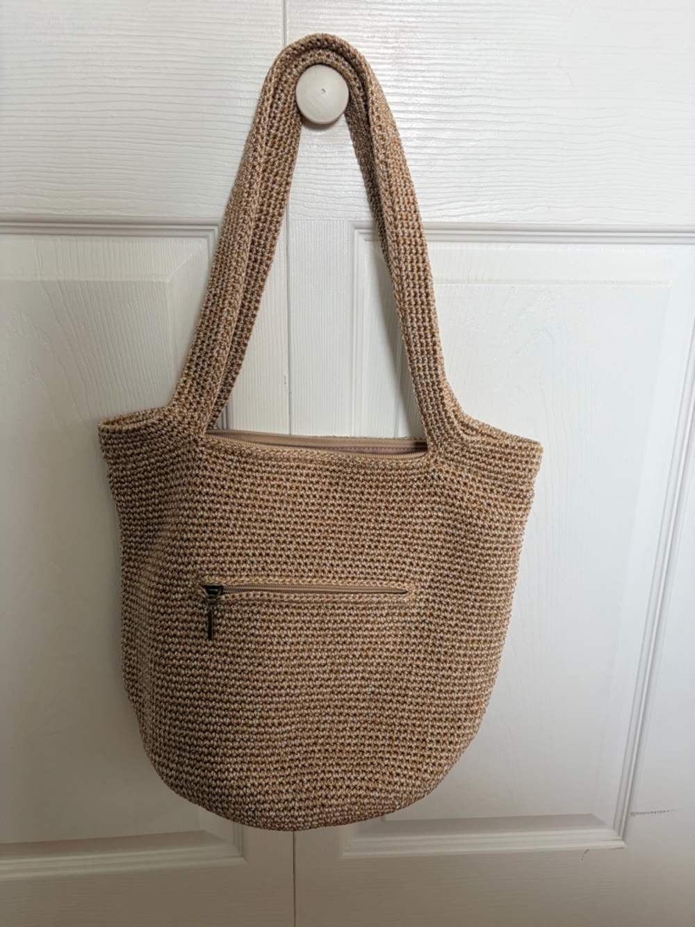 The Sak - 120 Tote Bag Bamboo Static Crochet NWOT